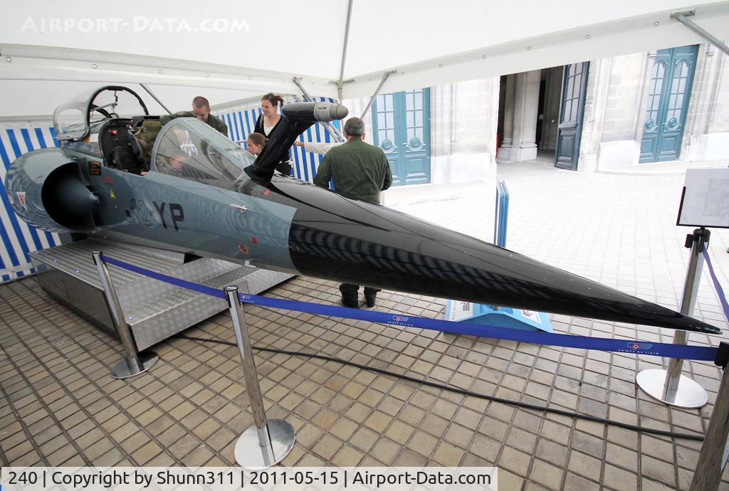 240, Dassault Mirage F.1C-200 C/N 240, Cockpit section preserved and displayed during a French Air Tour exhibit...