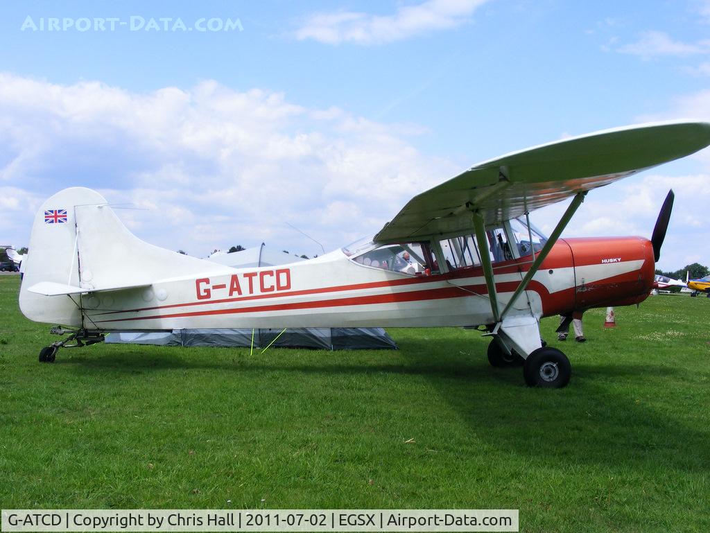 G-ATCD, 1965 Beagle D-5/180 Husky C/N 3683, at the Air Britain flyin