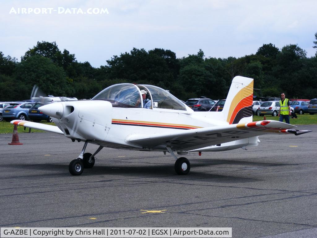 G-AZBE, 1971 AESL Glos-Airtourer Super 150/T5 C/N A535, at the Air Britain flyin
