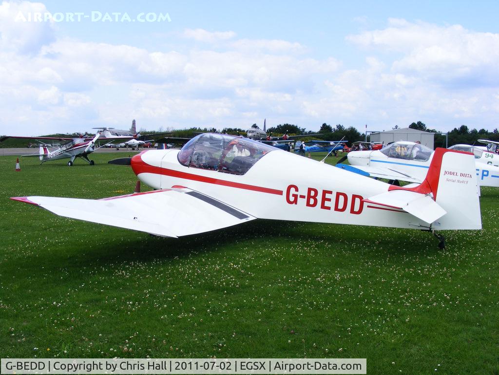 G-BEDD, 1958 Jodel D-117A C/N 915, at the Air Britain flyin