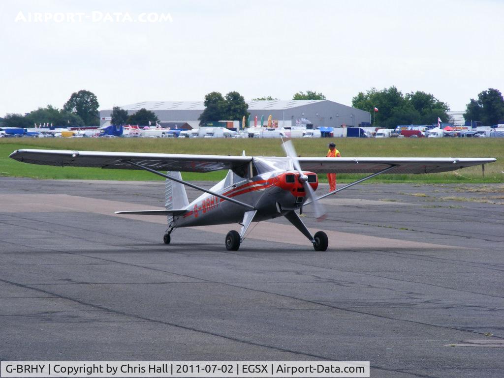 G-BRHY, 1947 Luscombe 8E Silvaire C/N 5138, at the Air Britain flyin