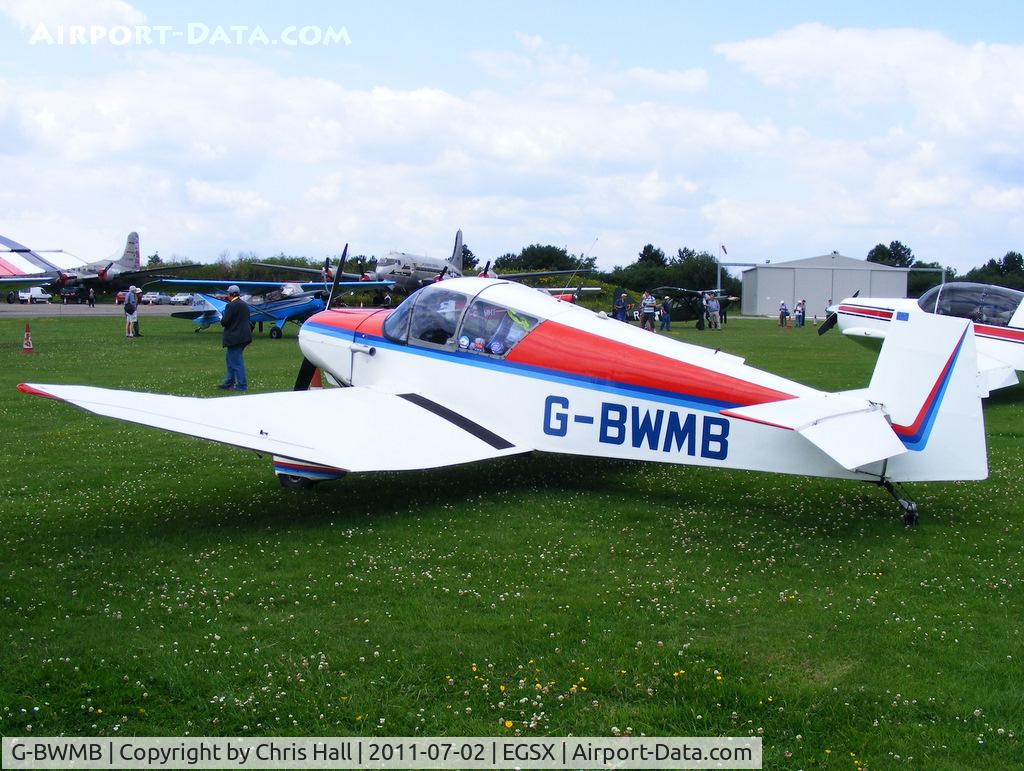 G-BWMB, 1956 Jodel D-119 C/N 77, at the Air Britain flyin