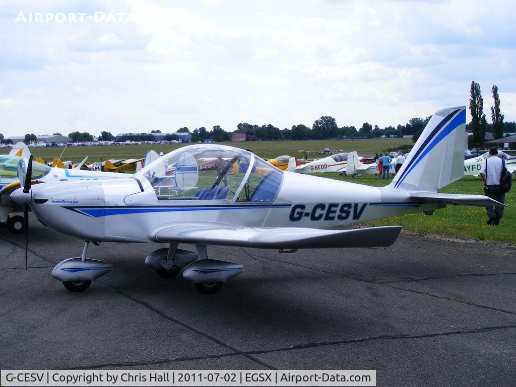 G-CESV, 2007 Cosmik EV-97 TeamEurostar UK C/N 3011, at the Air Britain flyin