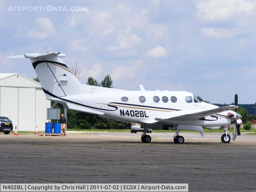N402BL, 1981 Beech F90 King Air C/N LA-130, at the Air Britain flyin