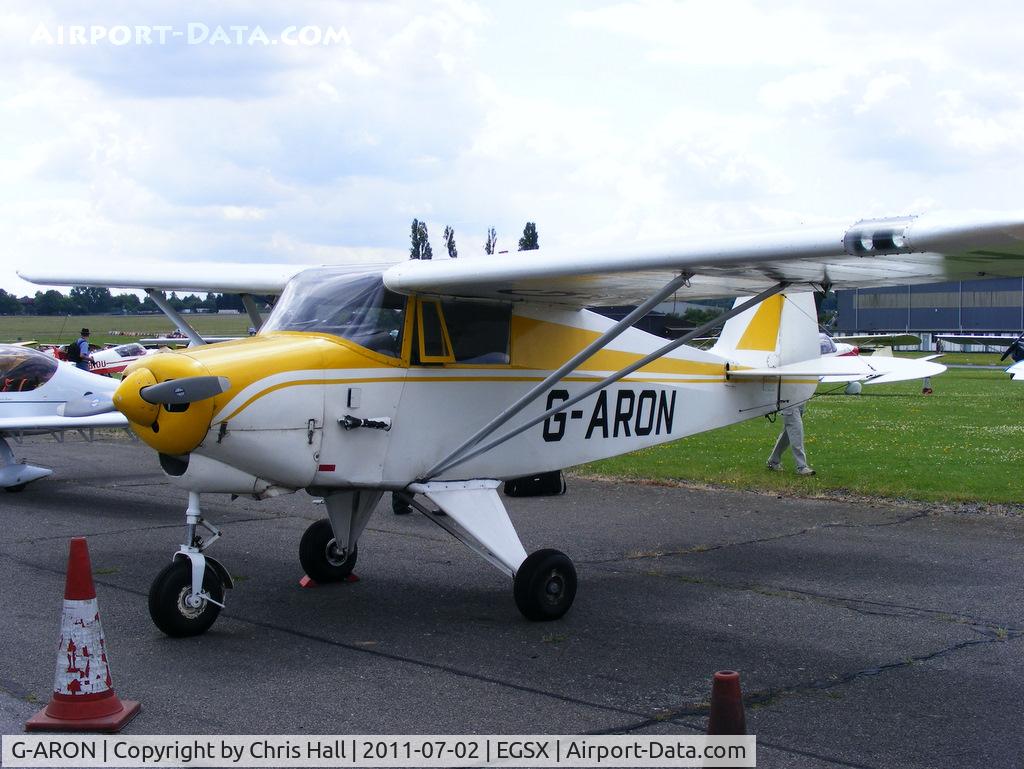 G-ARON, 1961 Piper PA-22-108 Colt Colt C/N 22-8822, at the Air Britain flyin