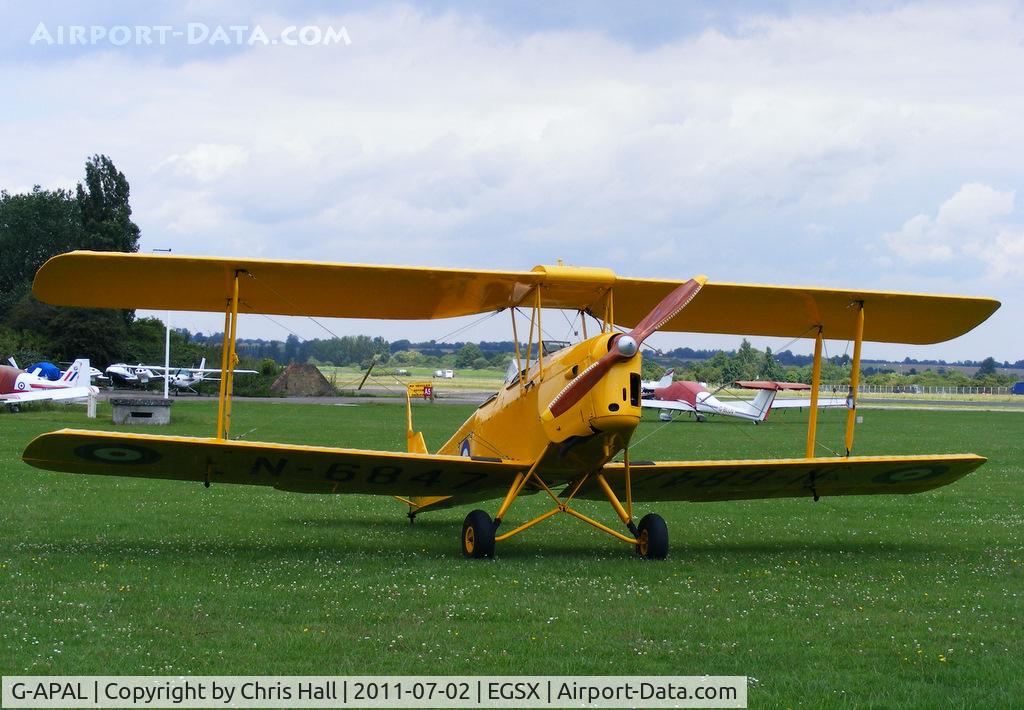G-APAL, 1939 De Havilland DH-82A Tiger Moth II C/N 82102, at the Air Britain flyin
