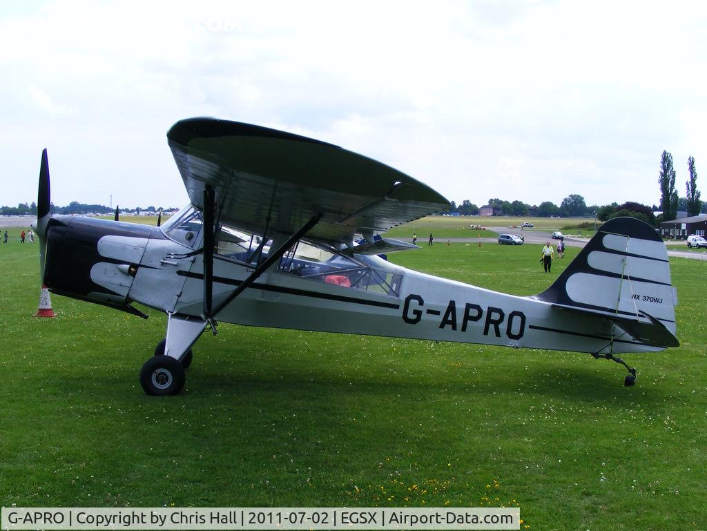 G-APRO, 1952 Auster 6A Tugmaster C/N WJ370, at the Air Britain flyin