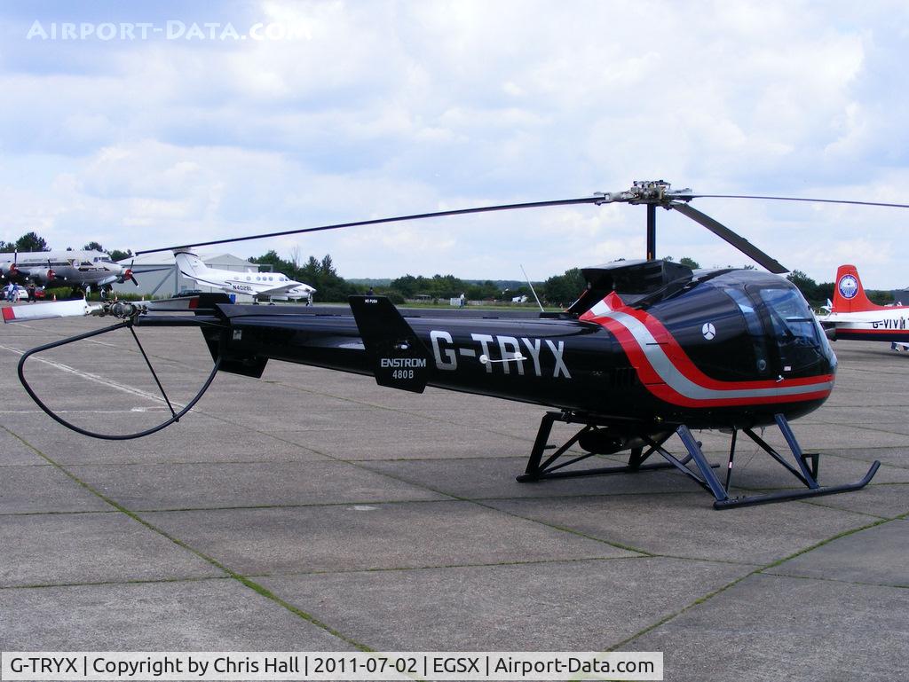 G-TRYX, 2005 Enstrom 480B C/N 5083, at the Air Britain flyin