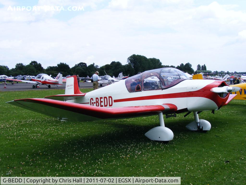 G-BEDD, 1958 Jodel D-117A C/N 915, at the Air Britain flyin