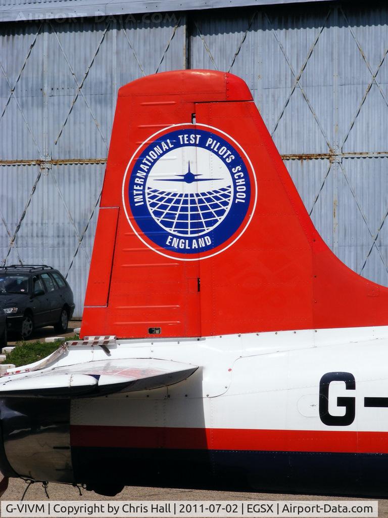 G-VIVM, 1964 BAC 84 Jet Provost T.5P C/N PAC/W/23907, Mk 5P prototype in International Test Pilot School colours