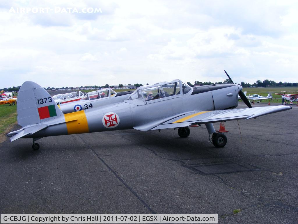 G-CBJG, 1961 OGMA DHC-1 Chipmunk T.20 C/N OGMA-63, at the Air Britain flyin
