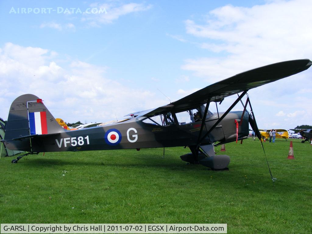G-ARSL, 1946 Beagle A-61 Terrier 1 C/N 2539, at the Air Britain flyin