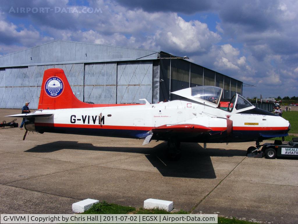 G-VIVM, 1964 BAC 84 Jet Provost T.5P C/N PAC/W/23907, North Weald resident
