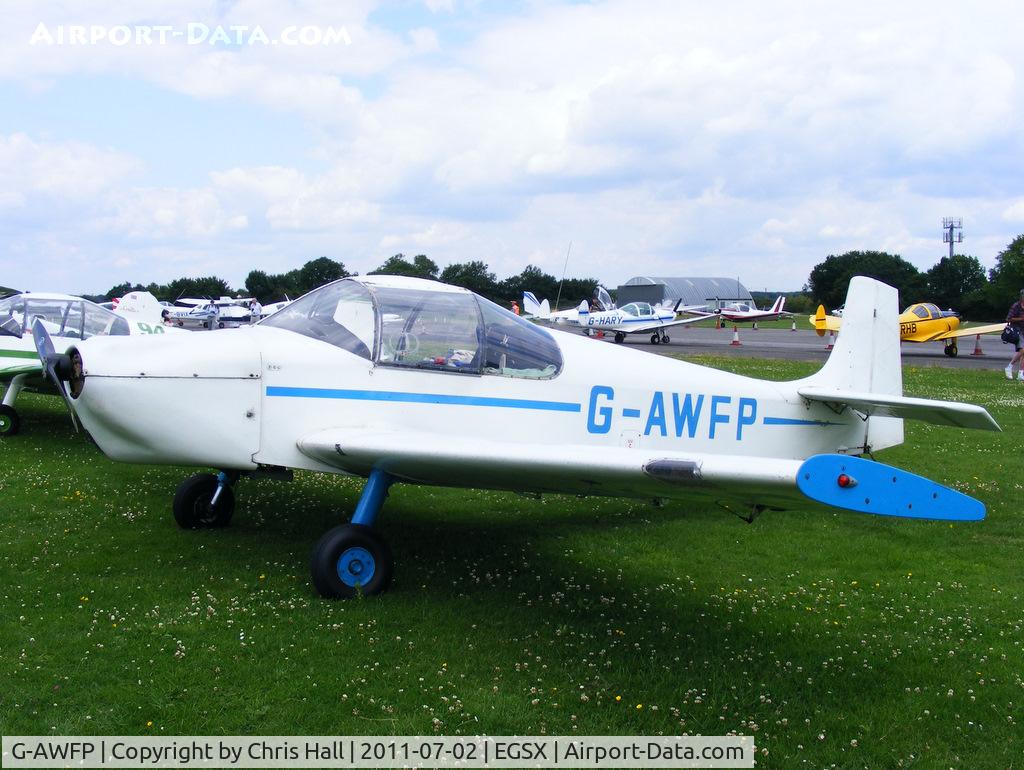 G-AWFP, 1968 Rollason Druine D-62B Condor C/N RAE/631, at the Air Britain flyin