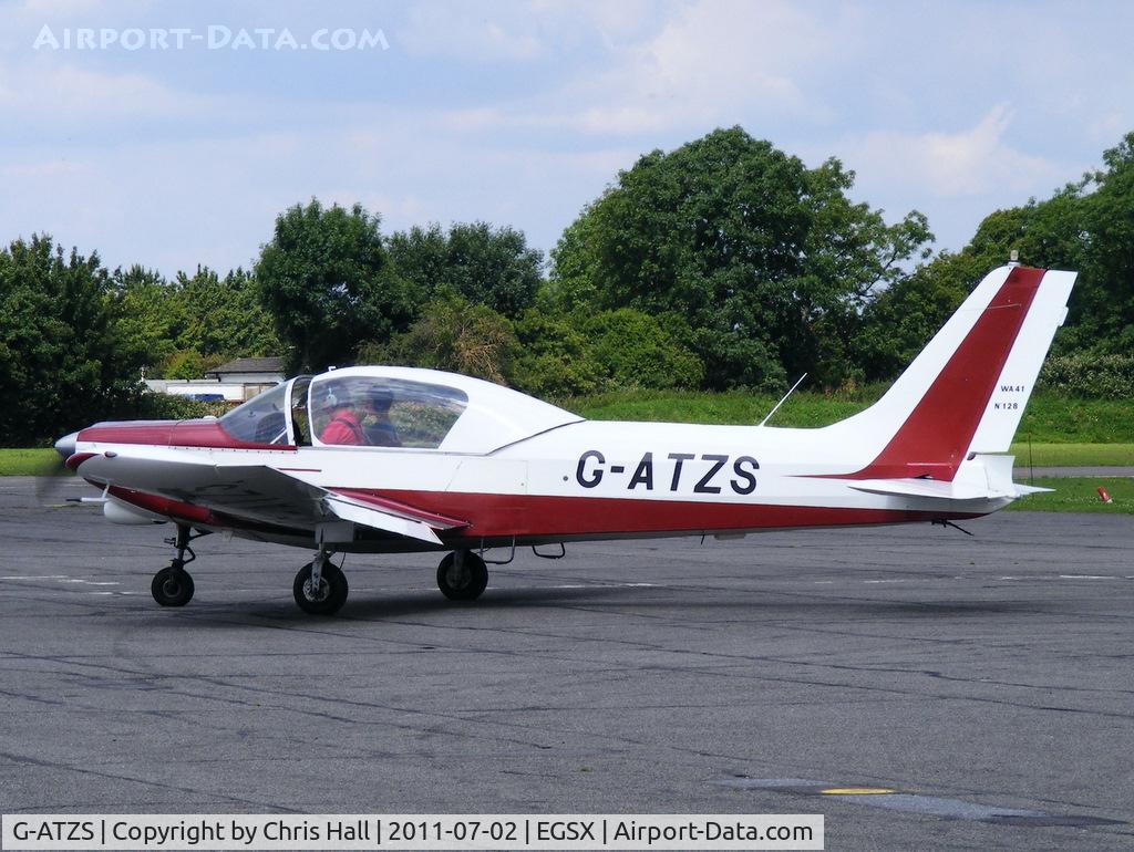 G-ATZS, 1966 Wassmer WA-41 Baladou C/N 128, at the Air Britain flyin