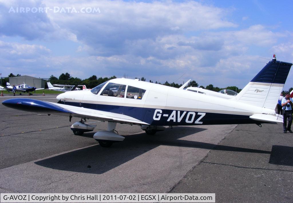 G-AVOZ, 1966 Piper PA-28-180 Cherokee C/N 28-3711, at the Air Britain flyin