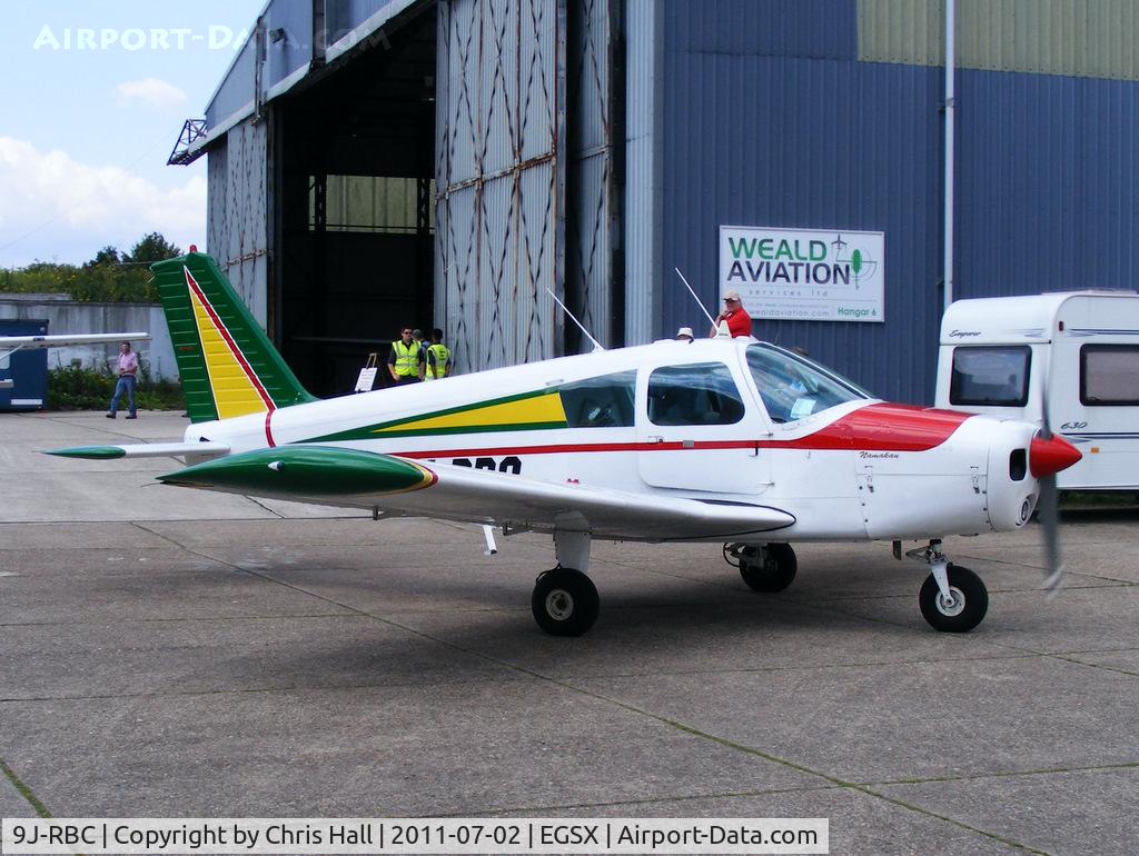 9J-RBC, 1965 Piper PA-28-140 Cherokee C/N 28-20693, at the Air Britain flyin
