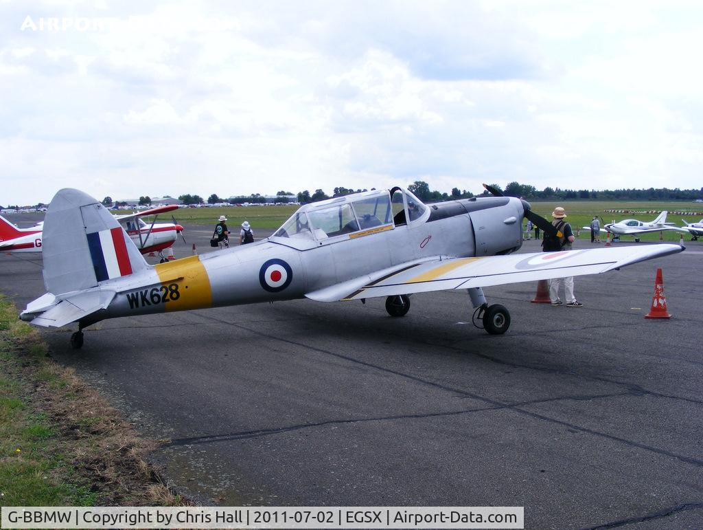 G-BBMW, 1950 De Havilland DHC-1 Chipmunk T.10 C/N C1/0641, at the Air Britain flyin
