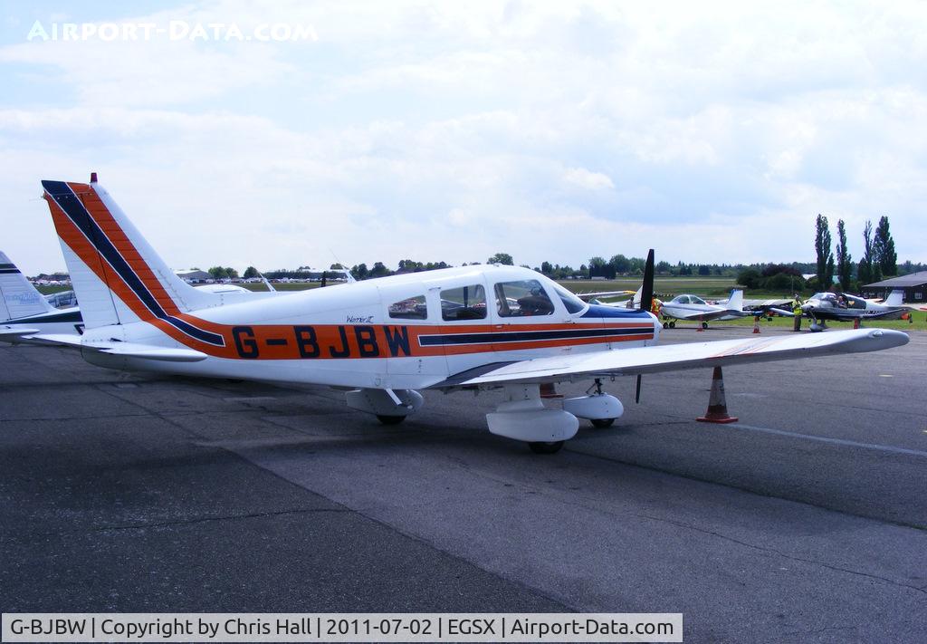 G-BJBW, 1981 Piper PA-28-161 Cherokee Warrior II C/N 28-8116280, at the Air Britain flyin