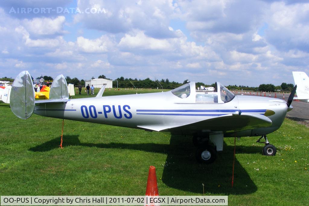 OO-PUS, 1947 Erco 415D Ercoupe C/N 4577, at the Air Britain flyin