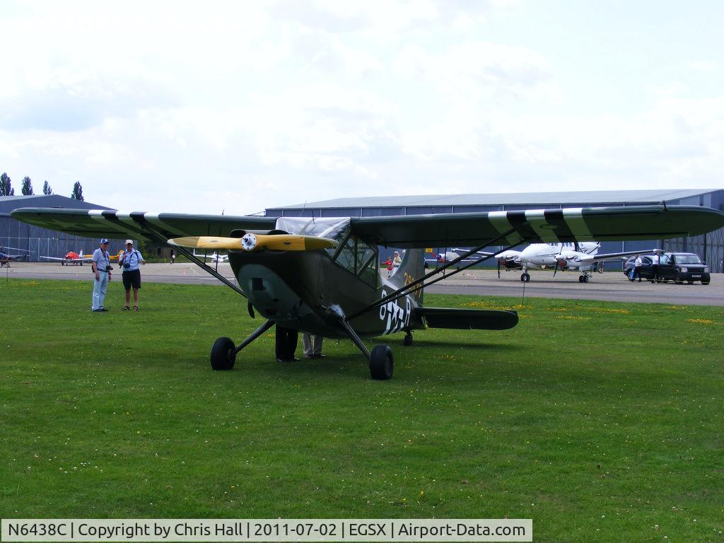 N6438C, 1942 Stinson L-5 Sentinel C/N 1428, at the Air Britain flyin