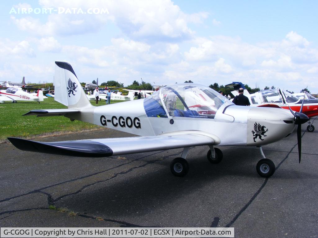 G-CGOG, 2010 Aerotechnik EV-97A Eurostar C/N LAA 315A-14980, at the Air Britain flyin