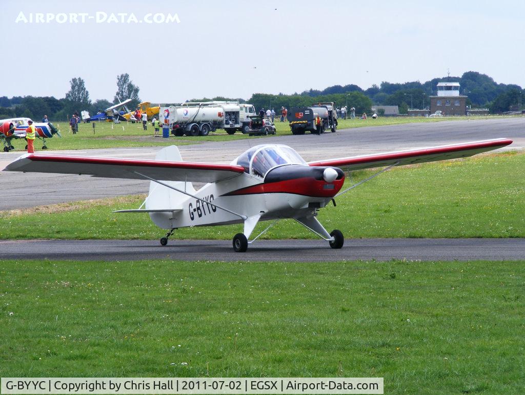 G-BYYC, 2000 Hapi Cygnet SF-2A C/N PFA 182-12311, at the Air Britain flyin