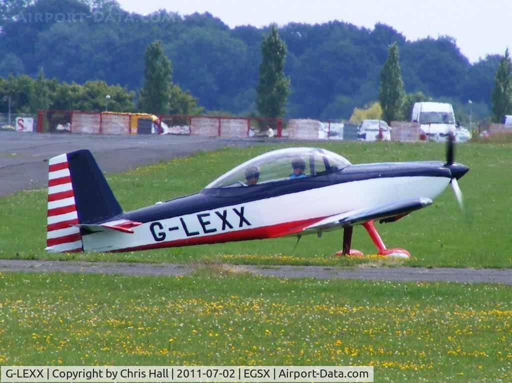 G-LEXX, 2002 Vans RV-8 C/N PFA 303-13896, at the Air Britain flyin