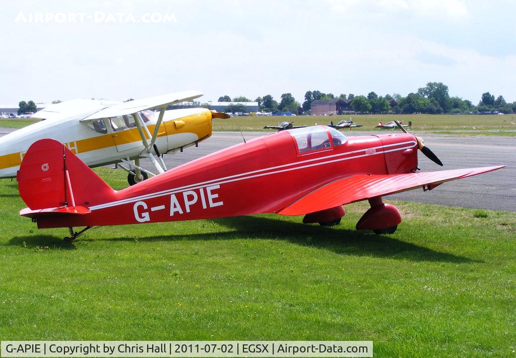 G-APIE, 1958 Tipsy Belfair C/N 535, at the Air Britain flyin