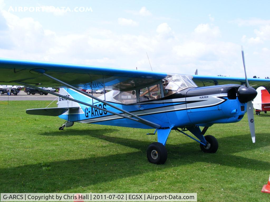 G-ARCS, 1960 Auster D6-180 C/N 3703, at the Air Britain flyin