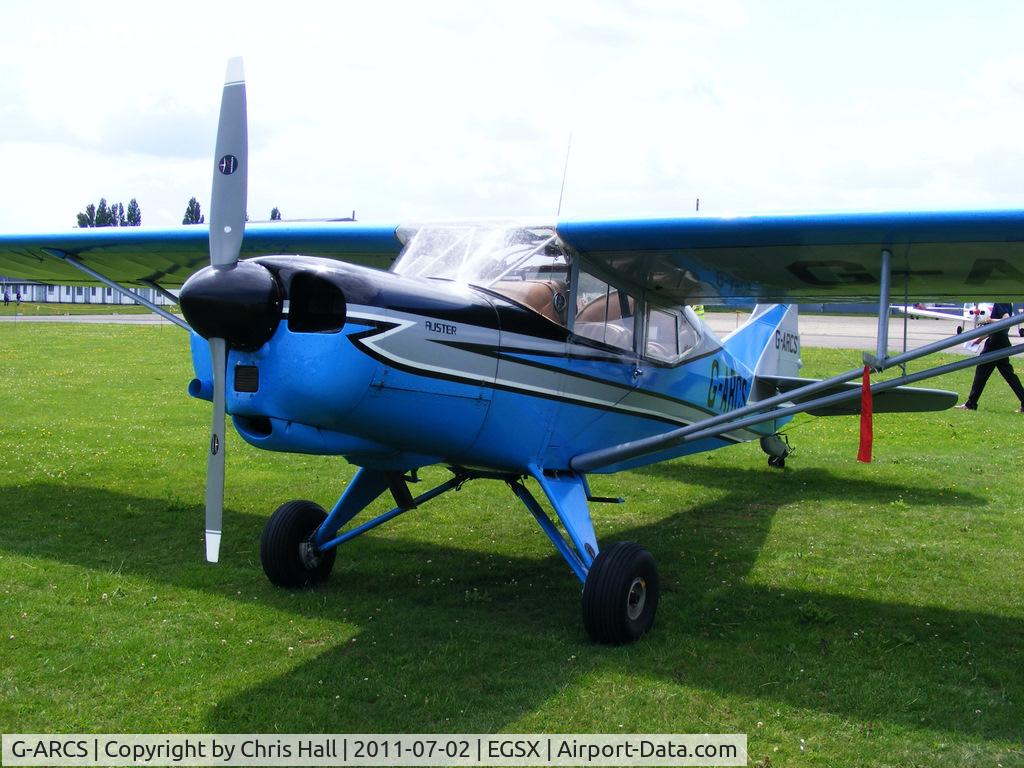 G-ARCS, 1960 Auster D6-180 C/N 3703, at the Air Britain flyin
