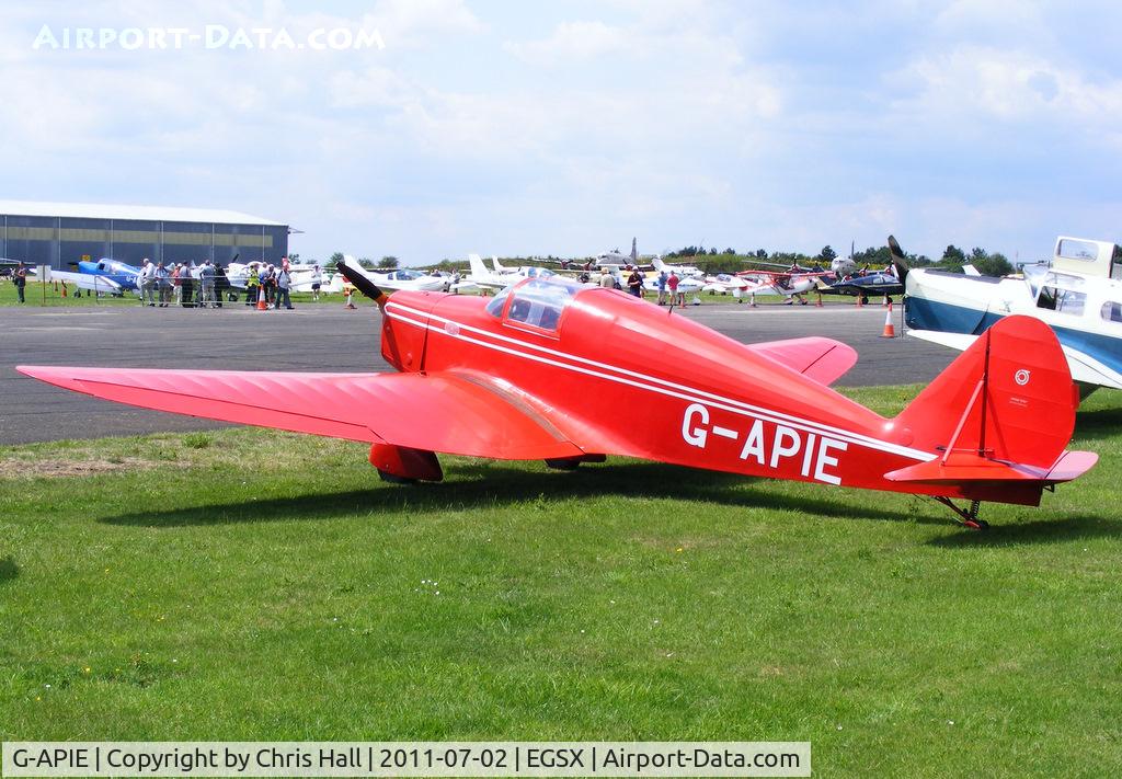 G-APIE, 1958 Tipsy Belfair C/N 535, at the Air Britain flyin