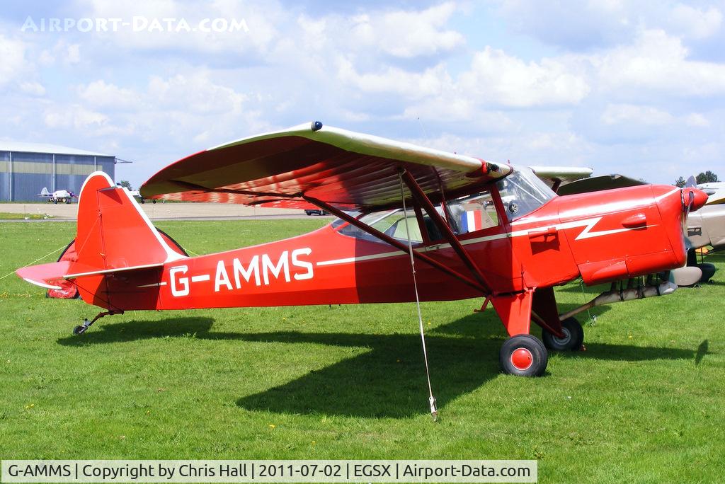 G-AMMS, 1951 Auster J-5K Aiglet Trainer C/N 2745, at the Air Britain flyin