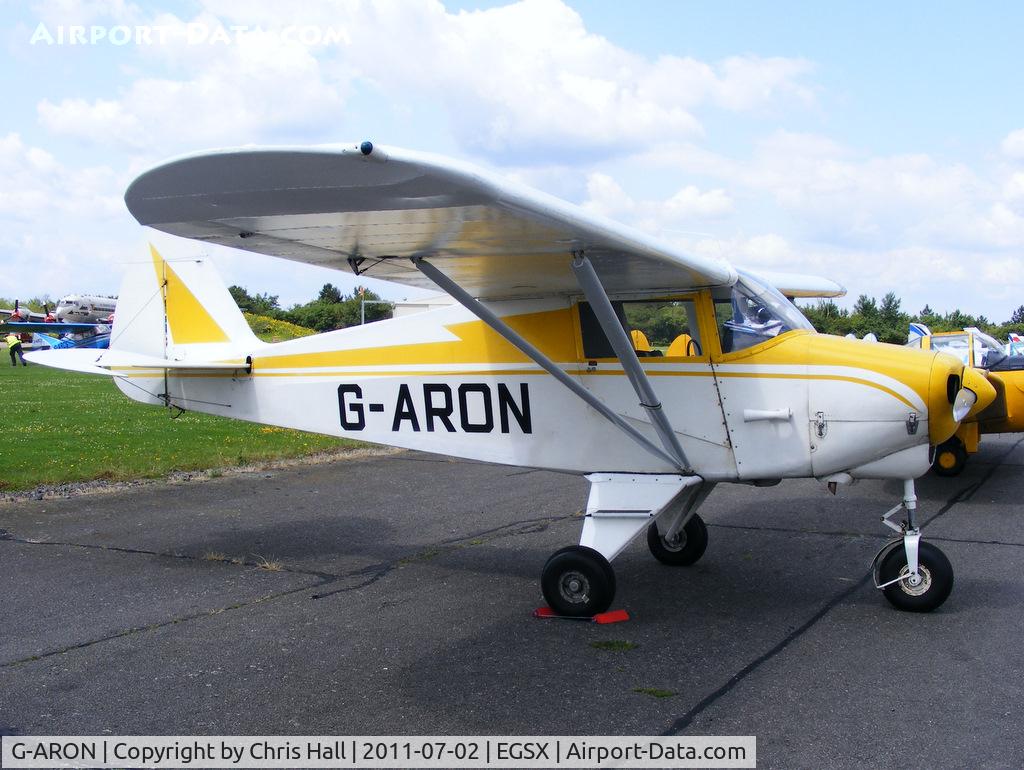 G-ARON, 1961 Piper PA-22-108 Colt Colt C/N 22-8822, at the Air Britain flyin