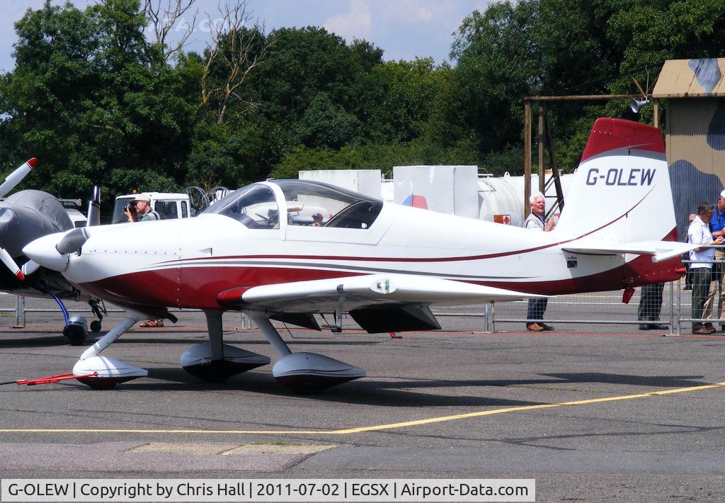 G-OLEW, 2006 Vans RV-7A C/N 71629, at the Air Britain flyin