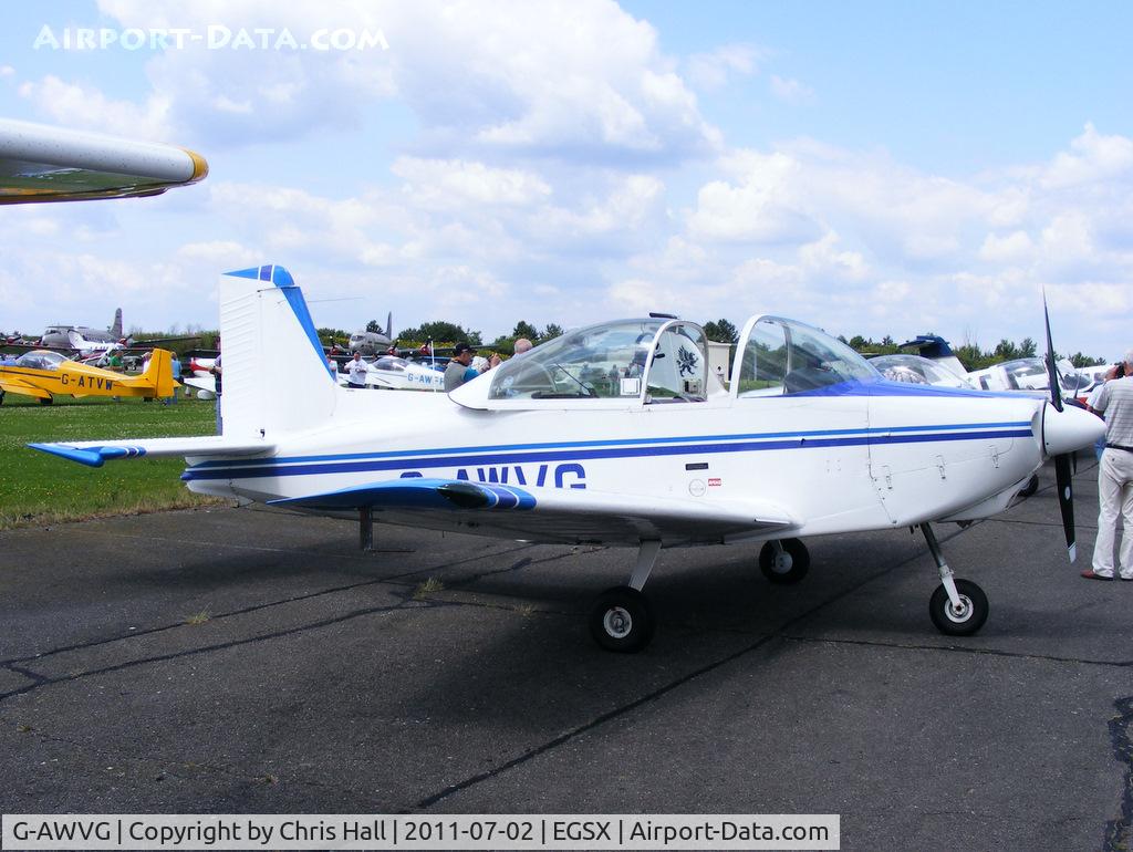 G-AWVG, 1969 AESL Glos-Airtourer 115/T2 C/N 513, at the Air Britain flyin
