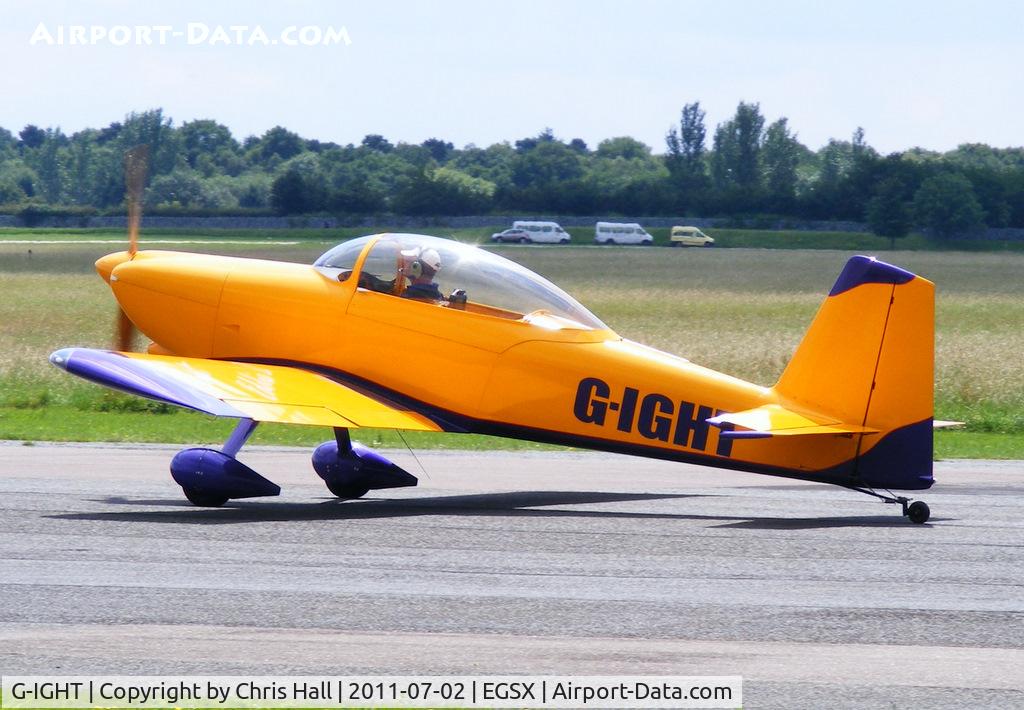 G-IGHT, 2010 Vans RV-8 C/N PFA 303-14520, at the Air Britain flyin