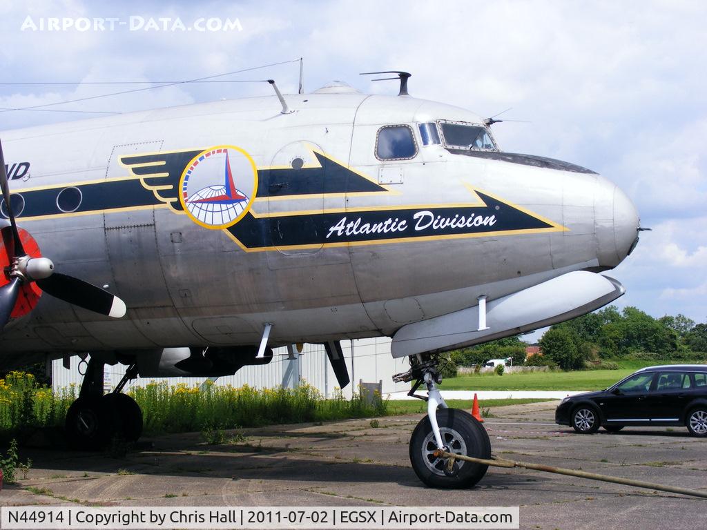 N44914, 1945 Douglas C-54Q-1-DC Skymaster (DC-4A) C/N 10630, North Weald resident