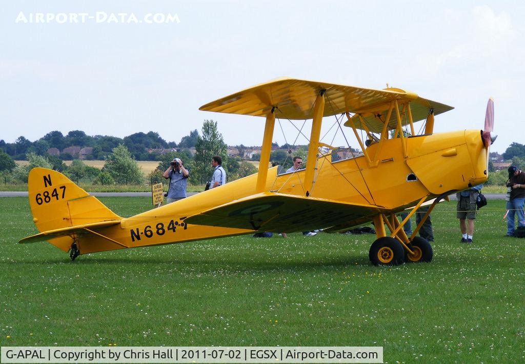 G-APAL, 1939 De Havilland DH-82A Tiger Moth II C/N 82102, at the Air Britain flyin