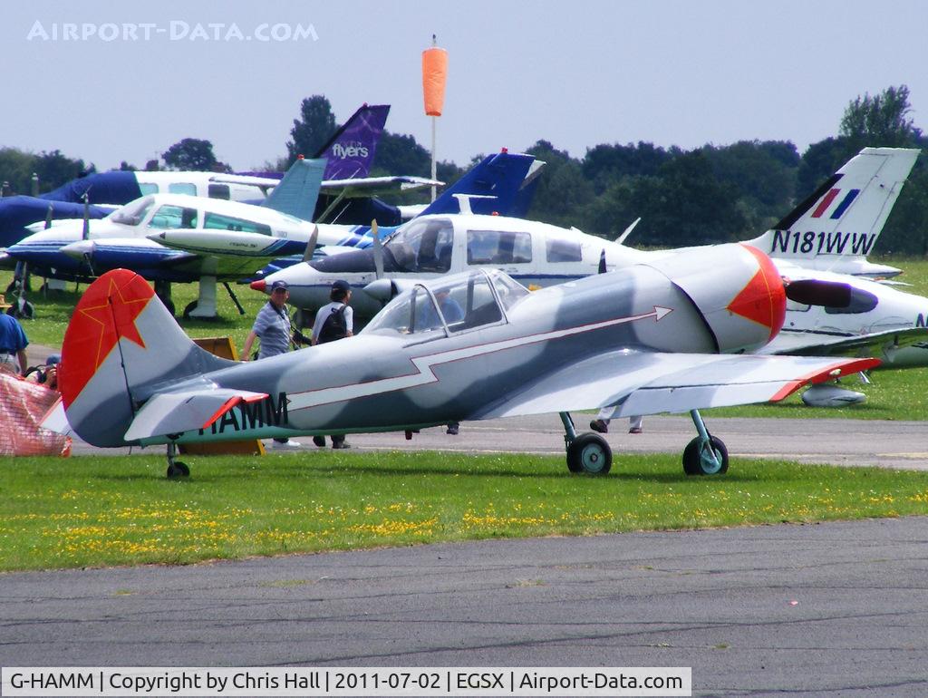 G-HAMM, 1983 Yakovlev Yak-50 C/N 832409, North Weald resident
