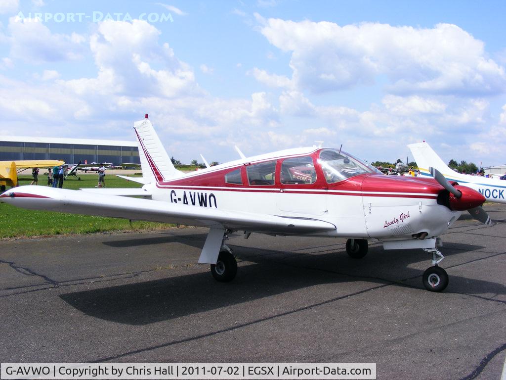 G-AVWO, 1967 Piper PA-28R-180 Cherokee Arrow C/N 28R-30205, at the Air Britain flyin