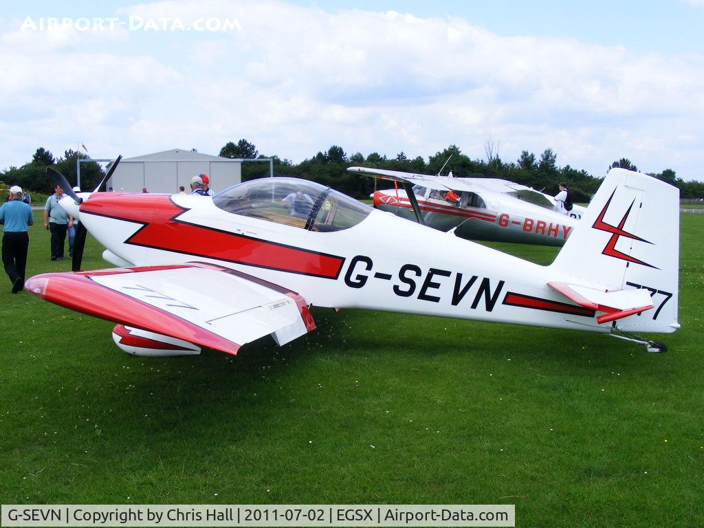 G-SEVN, 2003 Vans RV-7 C/N PFA 323-13795, at the Air Britain flyin