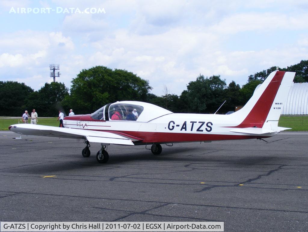 G-ATZS, 1966 Wassmer WA-41 Baladou C/N 128, at the Air Britain flyin