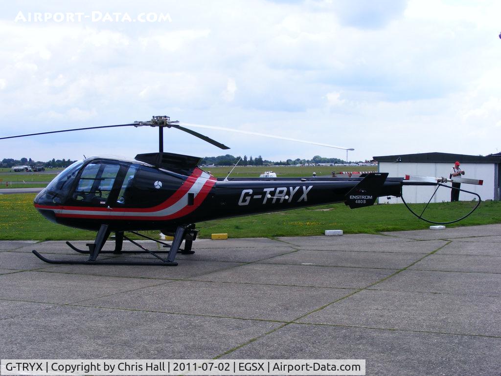 G-TRYX, 2005 Enstrom 480B C/N 5083, at the Air Britain flyin