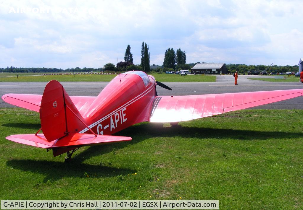 G-APIE, 1958 Tipsy Belfair C/N 535, at the Air Britain flyin