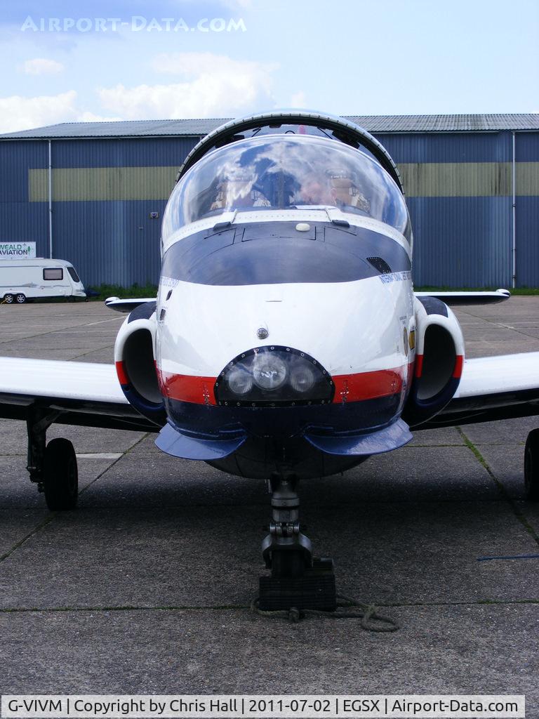 G-VIVM, 1964 BAC 84 Jet Provost T.5P C/N PAC/W/23907, North Weald resident