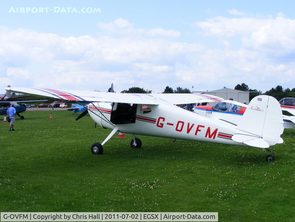 G-OVFM, 1948 Cessna 120 C/N 14720, at the Air Britain flyin