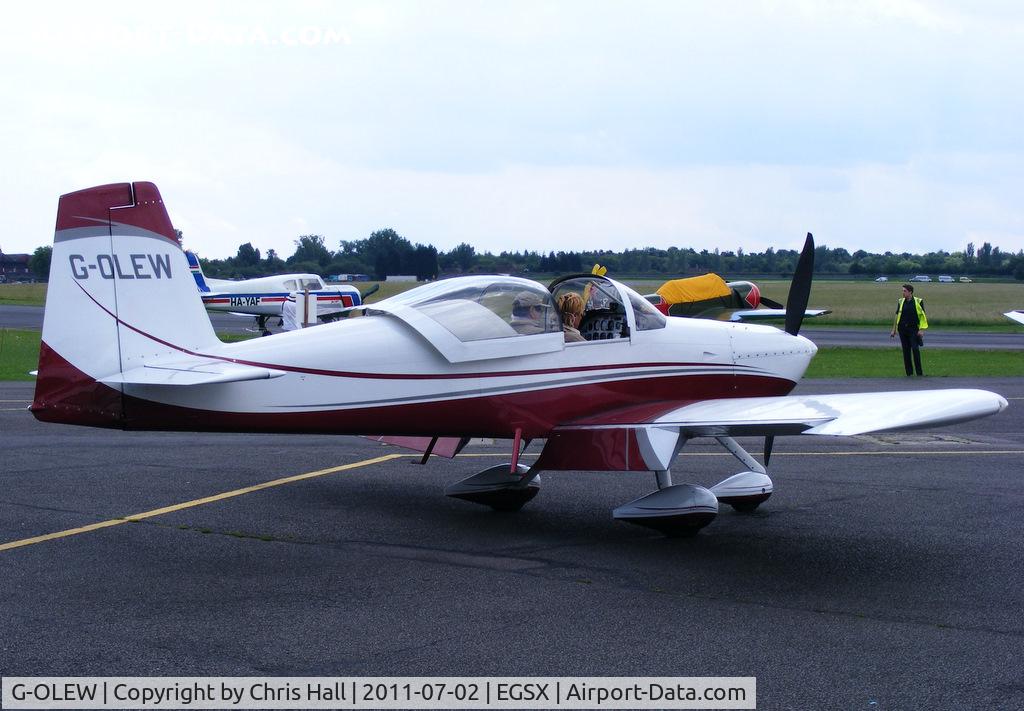 G-OLEW, 2006 Vans RV-7A C/N 71629, at the Air Britain flyin