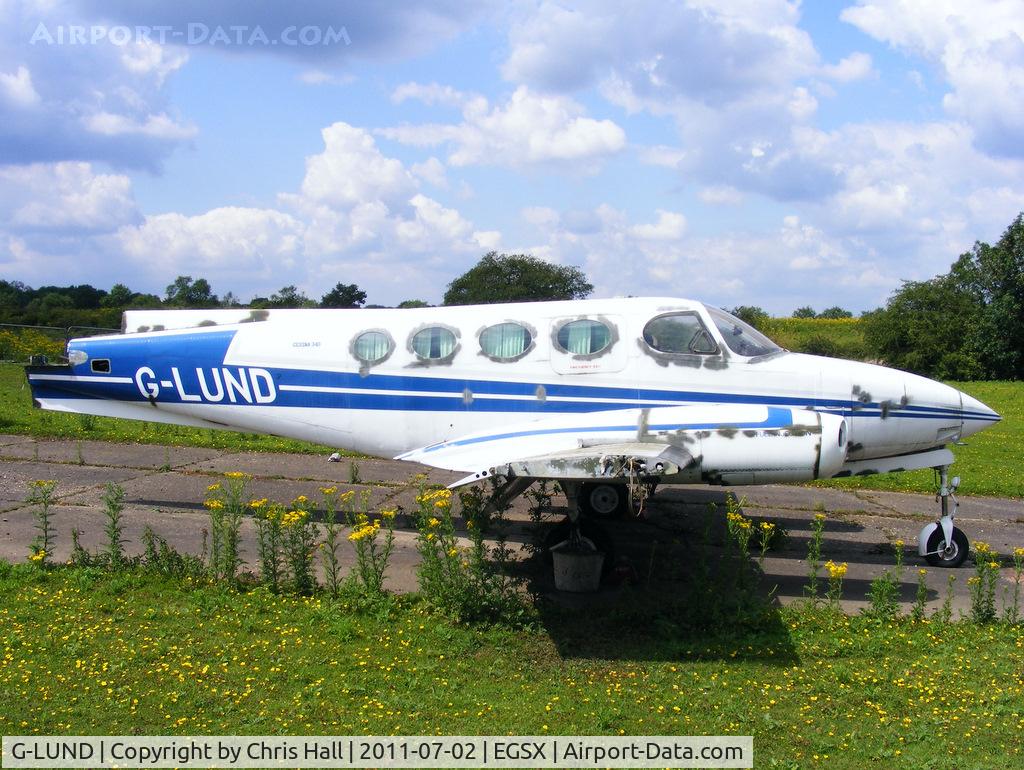 G-LUND, 1973 Cessna 340 C/N 340-0305, C of A expired 17/09/2006, De-registered 12/04/2011, Cancelled by CAA