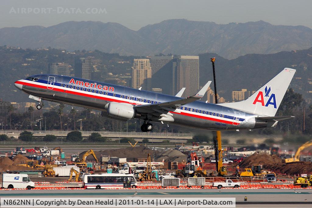 N862NN, 2010 Boeing 737-823 C/N 30905, American Airlines N862NN (FLT AAL244) departing RWY 25R en route to Orlando Int'l (KMCO).